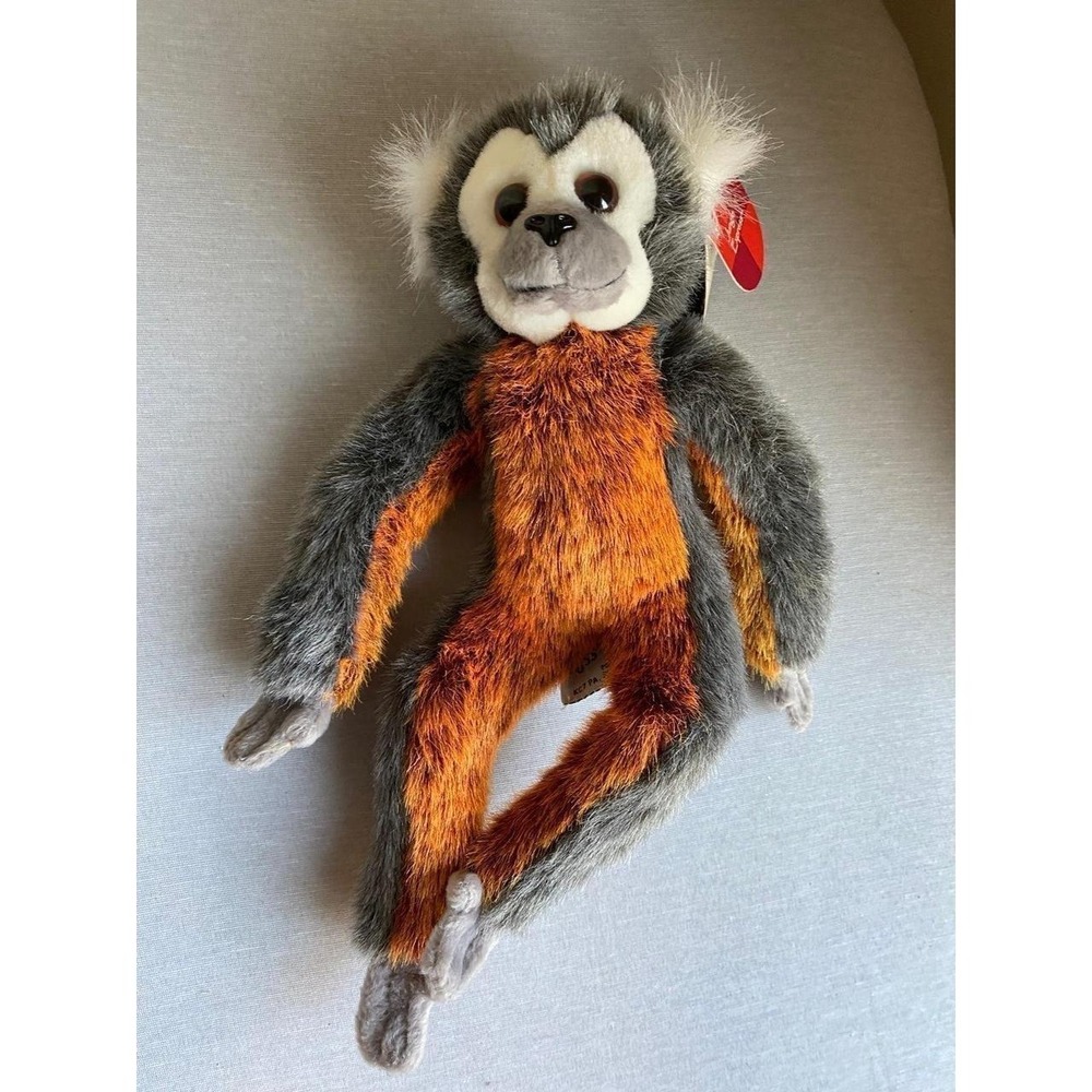 Russ Berrie Plush Gaspard Night Monkey 11" Ape Paper Tag Russ Jungle Toy Stuffs7
